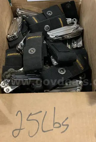 Box of Folding Knives/ Multi-Tools