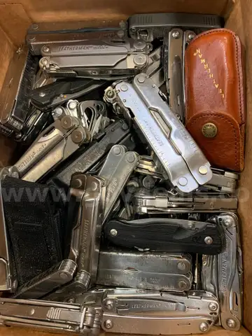 Box of Folding Knives/ Multi-Tools