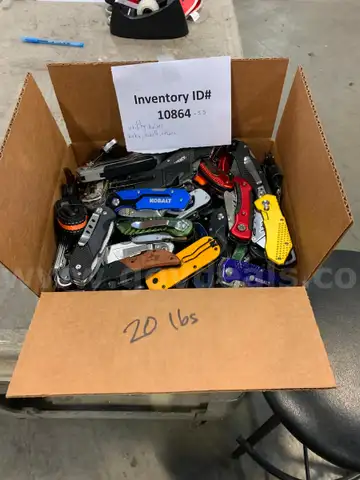Box of Folding Knives