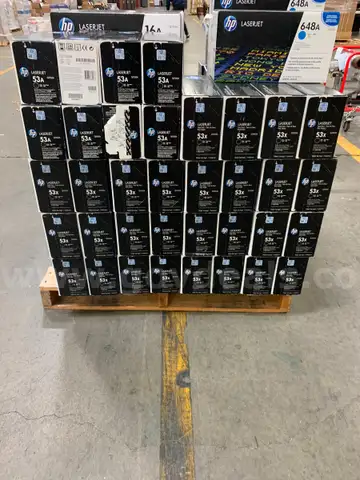 *** Pallet of HP Toner Cartridges (Assorted Varieties) MSRP Value $16,417.45 ***