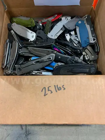 Box of Kershaw Knives
