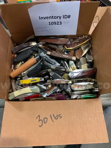 Box of Buck, Old Timer, and Other Folding Knives