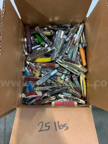 Box of Buck, Old Timer, and Other Folding Knives