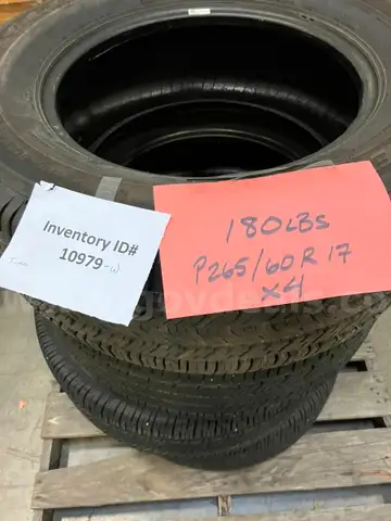 4 Goodyear Eagle Tires 265/60R17