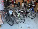 Lot of assorted bicycles
