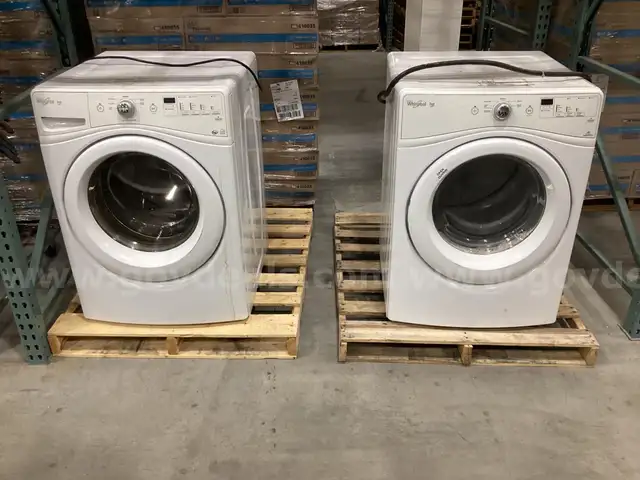 Whirlpool washer and dryer