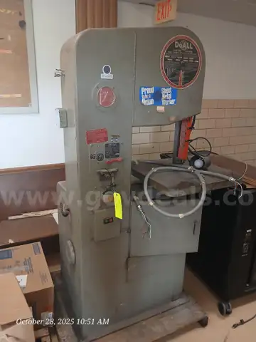 DoALL 1612-0 Vertical Bandsaw