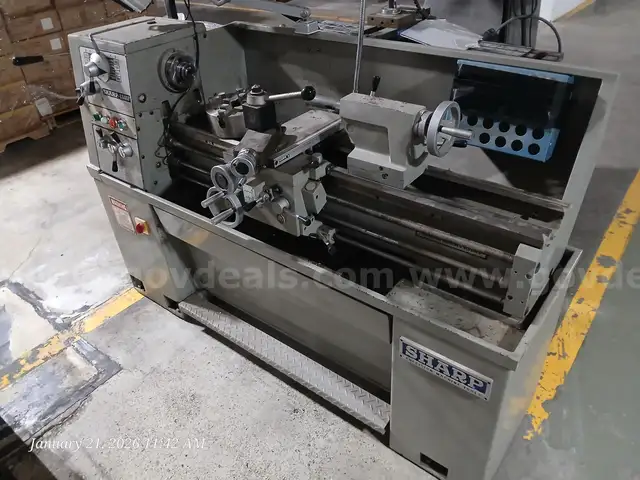 SHARP 1340F 13”/19” x 40”cc Precision Gap Lathe