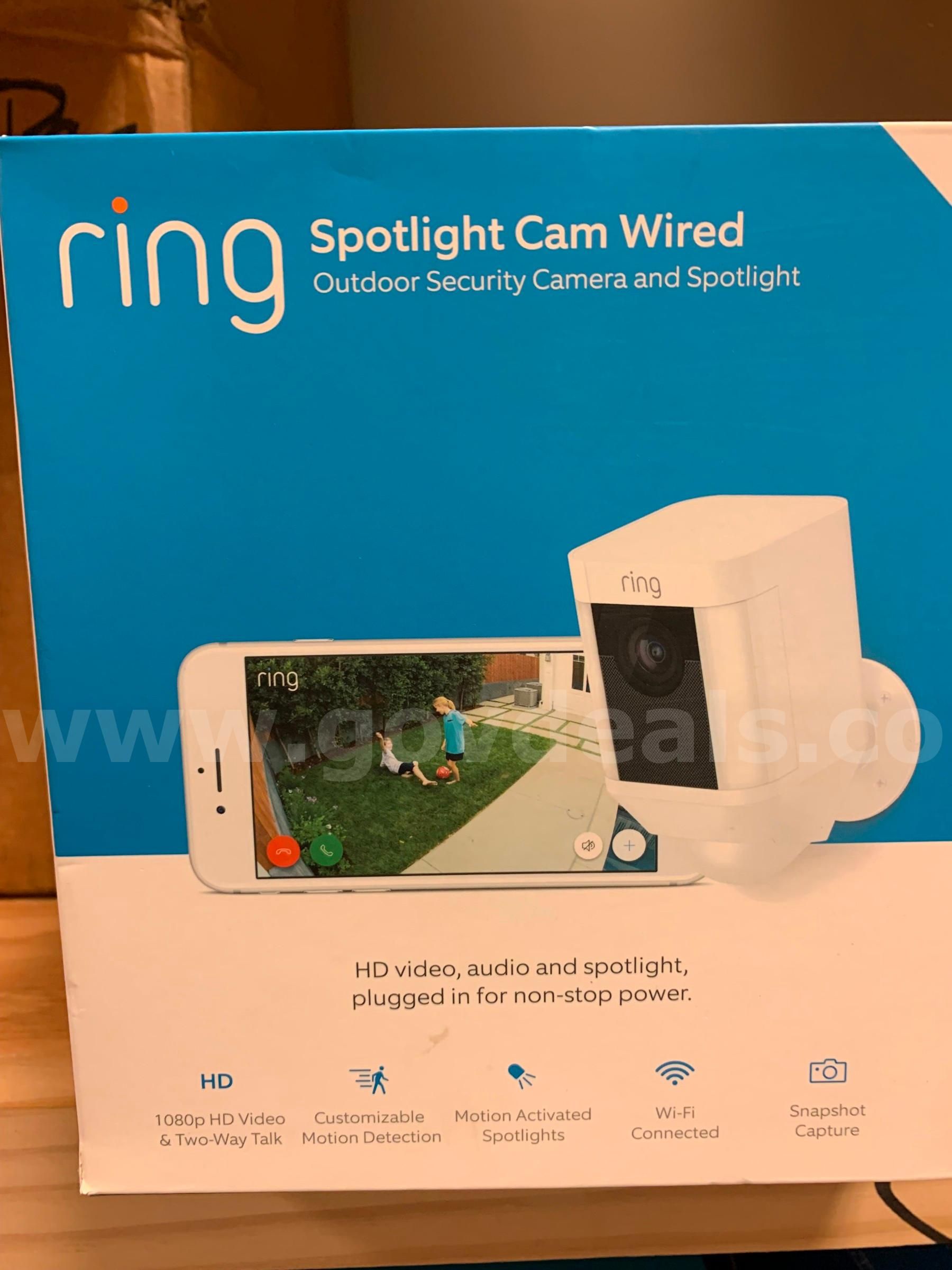 Ring best sale spotlight wired