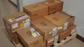 Lot of more than 20 pallets of Fiber headend equipment