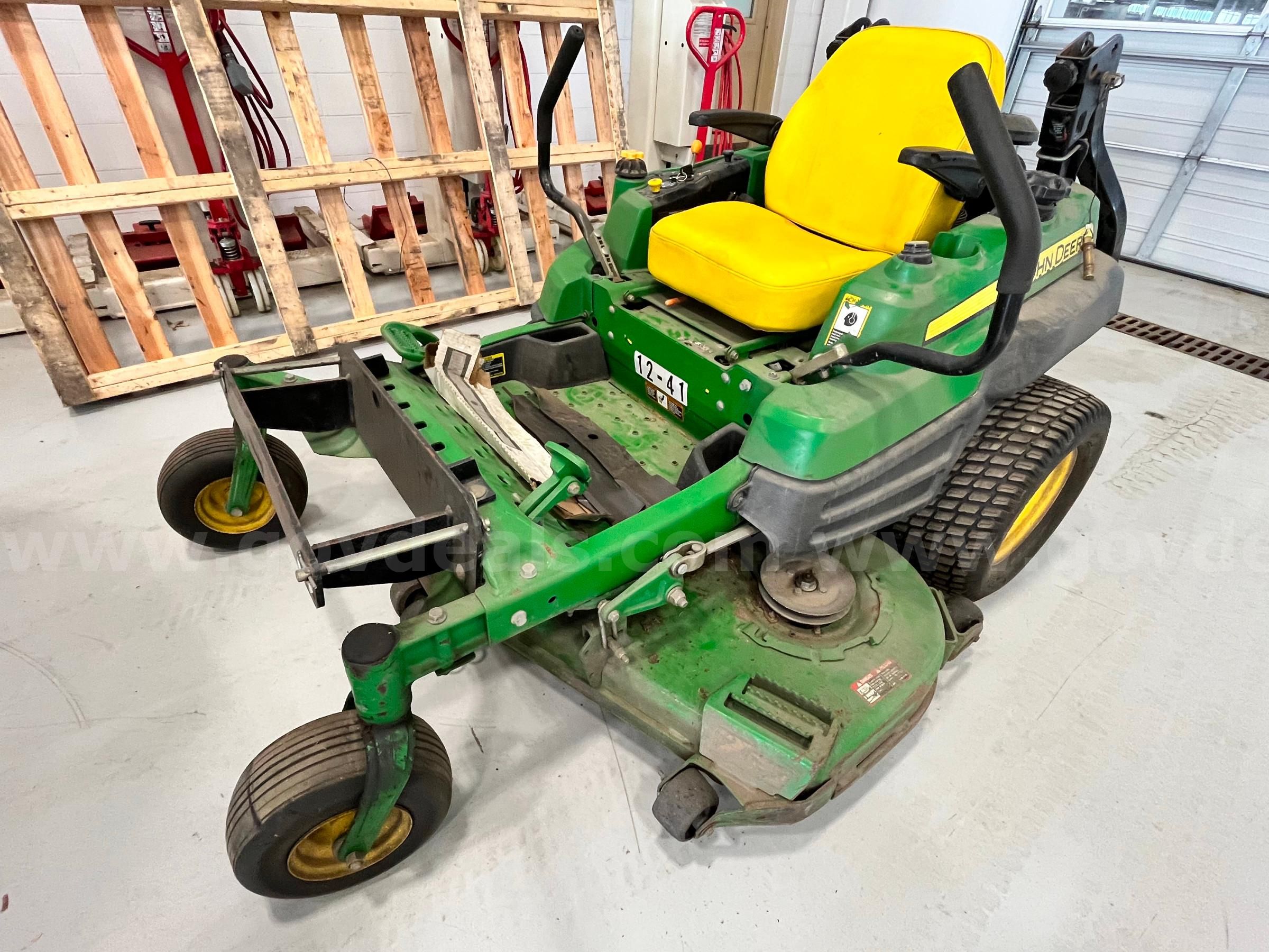 John deere mower bagger attachment hot sale