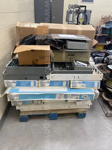 Lot of Assorted Data Communication Panels and Electrical Devices