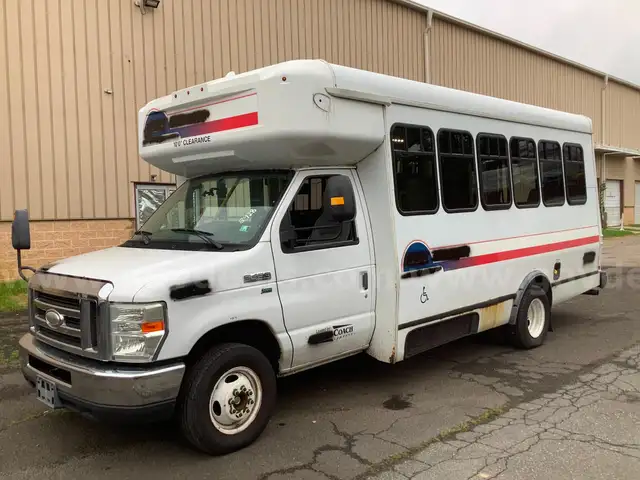 2016 Ford E450 14 Passenger Paratransit Van with wheelchair lift.