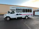 2017 Ford E450 14 Passenger Paratransit Van with wheelchair lift.