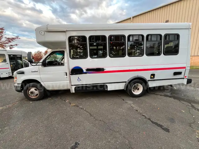 2017 Ford E450 14 Passenger Paratransit Van with wheelchair lift.