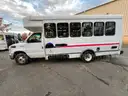 2017 Ford E450 14 Passenger Paratransit Van with wheelchair lift.
