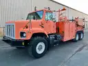 1996 INTERNATIONAL 2674-6X4 CABLE/REEL TRUCK. ALTEC LP108 CABLE REEL