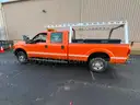 2007 Ford F250XL Super duty 4wheel drive quad cab pickup truck with toolboxes and ladder rack