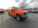 2007 Ford F250XL Super duty 4wheel drive quad cab pickup truck with toolboxes and ladder rack