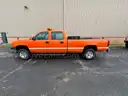 2005 Chevy 2500HD Duramax 4X4 Quad cab pickup truck with tool box.