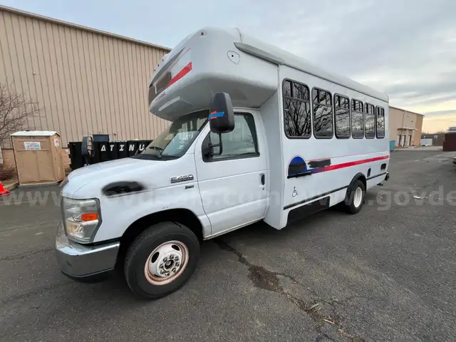 2016 Ford E450 14 Passenger Paratransit Van with wheelchair lift.