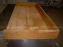 Wood top prep table