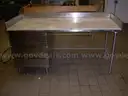 Marble top food prep table