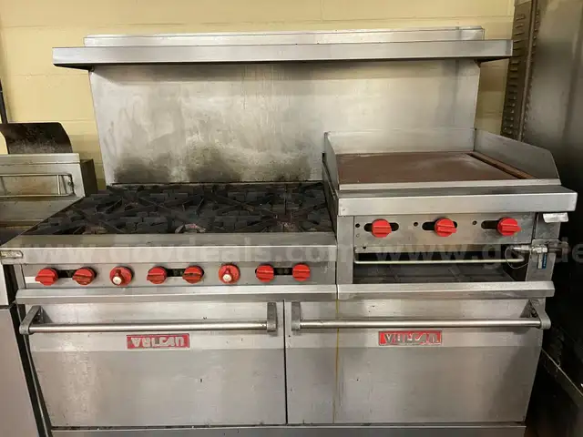 Lot of commercial kitchen equipment