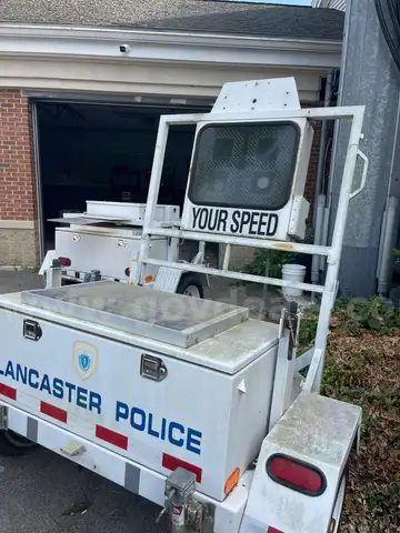 Radar Sign Trailer with Solar Panel