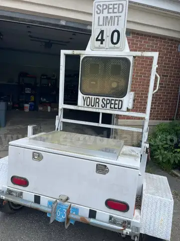 2006 Radar Sign Trailer with Solar Panel
