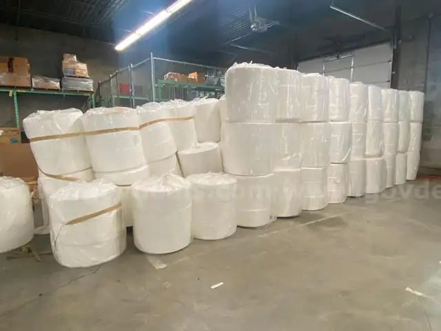 50+ Pallets Melt-Blown Polypropylene Filter Fabric &#x2013; N95 Mask Grade / Air &#x26; Water Filtration / PPE