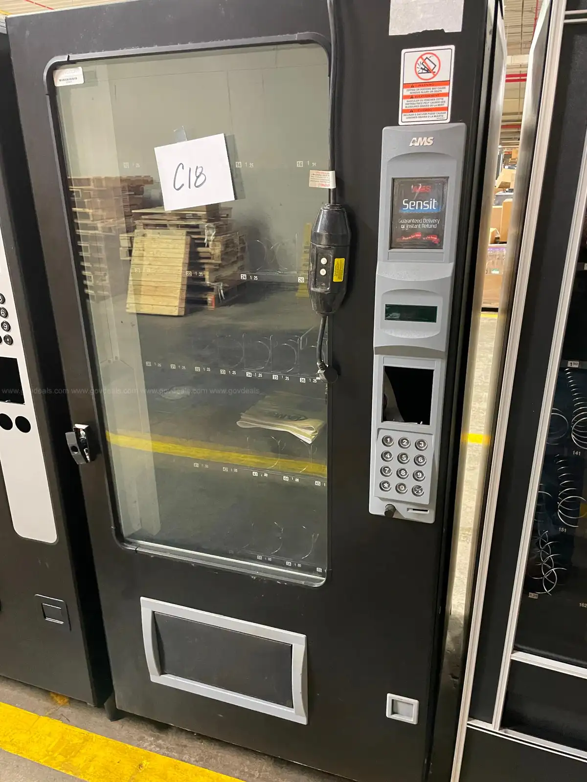 AMS Vending Machine, Model 35 AllSurplus