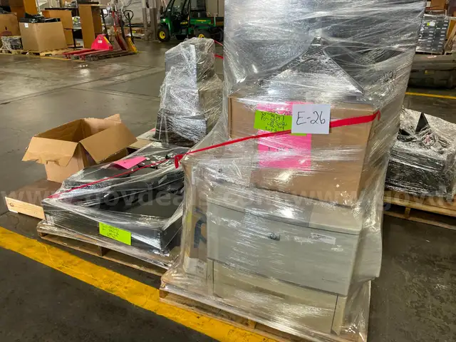 Lot of Z2 Mini Desktops, Desktops, Laptops, Printers, and Sharp TV