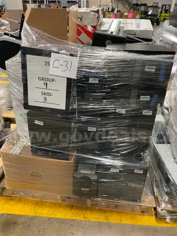 Lot of Dell Desktops, and Other Office Items