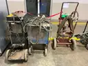Lot of (2) Welders and a Welding Cart