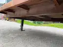 1985 16ft Gooseneck Flatbed Tandem Axle Trailer
