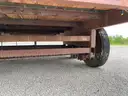 1985 16ft Gooseneck Flatbed Tandem Axle Trailer