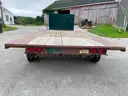 1985 16ft Gooseneck Flatbed Tandem Axle Trailer