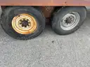 1985 16ft Gooseneck Flatbed Tandem Axle Trailer