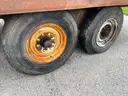 1985 16ft Gooseneck Flatbed Tandem Axle Trailer
