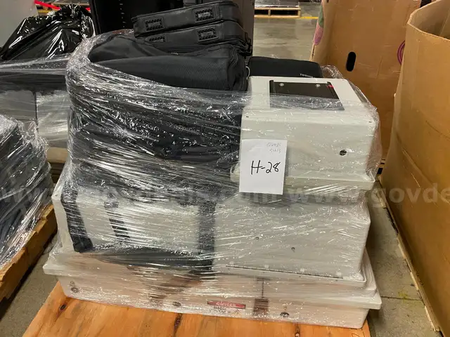 Lot of Modems, Garmin GPS items, Various Cameras, and Projectors