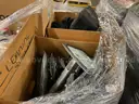Lot of PC Monitors, Laptops, and Other Office Supplies