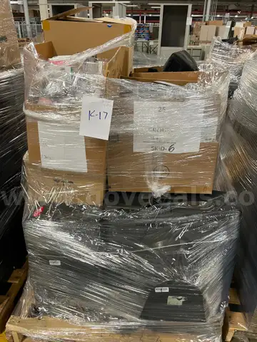Lot of PC Monitors, Laptops, and Other Office Supplies