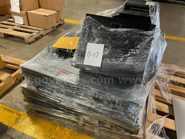 Lot of Server Items, Printer, Dell Desktop, and Other Office Items