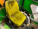 John Deere Tractor with Broom &#x26; Spreader Attachments