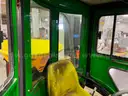 John Deere Tractor with Broom &#x26; Spreader Attachments