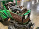 John Deere Tractor with Broom &#x26; Spreader Attachments
