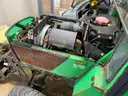 John Deere Tractor with Broom &#x26; Spreader Attachments