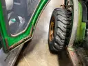 John Deere Tractor with Broom &#x26; Spreader Attachments