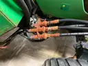 John Deere Tractor with Broom &#x26; Spreader Attachments